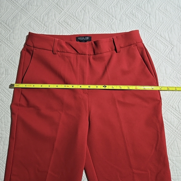 Rachel Zoe Ladies Stretch Dress Pant In Burnt Orange Size 8 - Picture 9 of 11